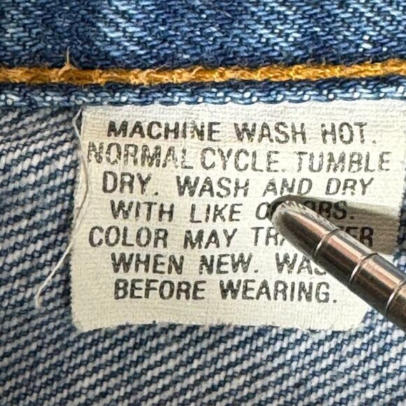 32w 70s/80s USA Vintage Levi’s 501 jeans‎ - Picture 8 of 11